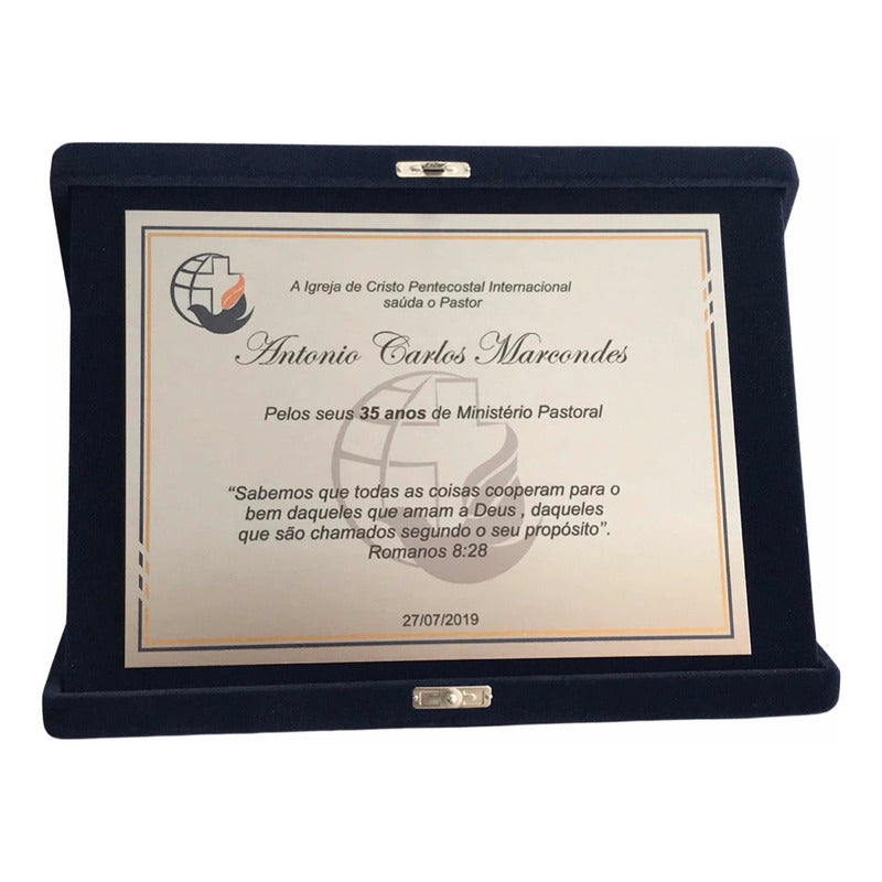 Placa De Homenagem Personalizados Do Vale