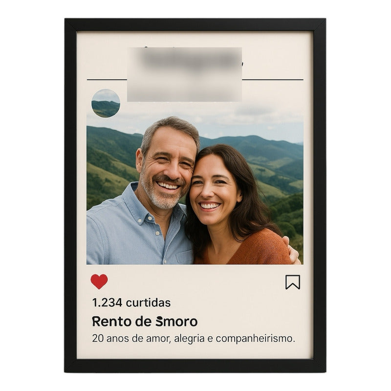 Moldura Instagram Personalizada Com Foto E Frase