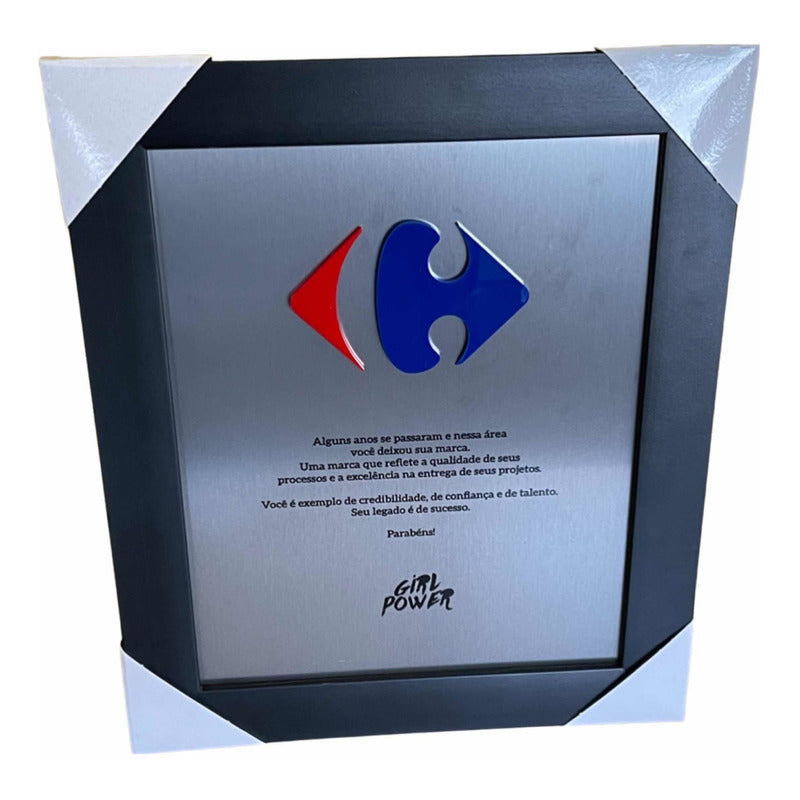 Placa Personalizada No Quadro Personalizada