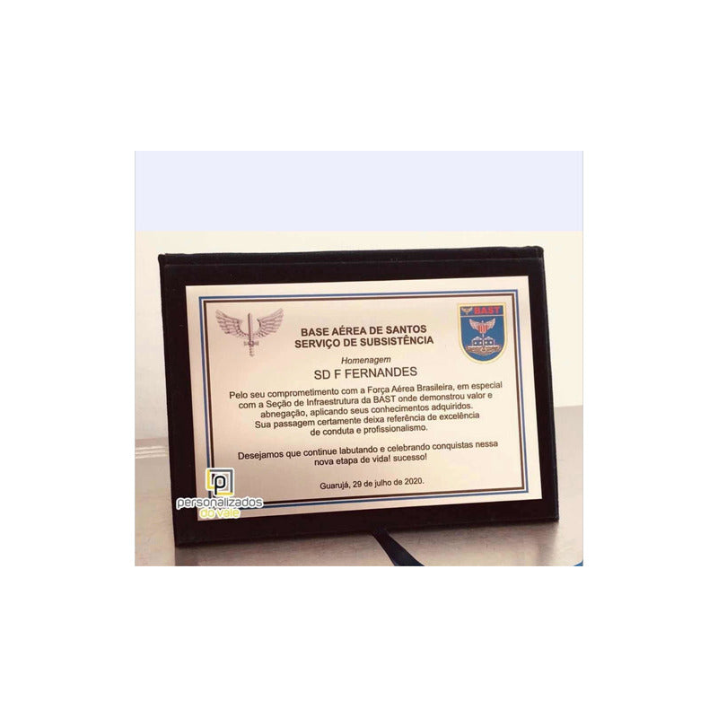 Placa Fuzileiros, Marinha, Exército, Aeronáutica