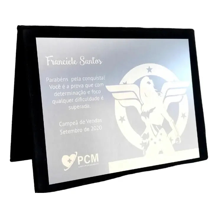 Placa De Homenagem
