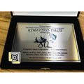 Placa De Homenagem Com Estojo
