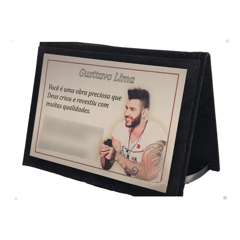 Placa De Homenagem C/ Foto