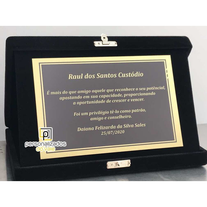 Placa De Homenagem, Pai, Mãe, Avós Placa Homenagem