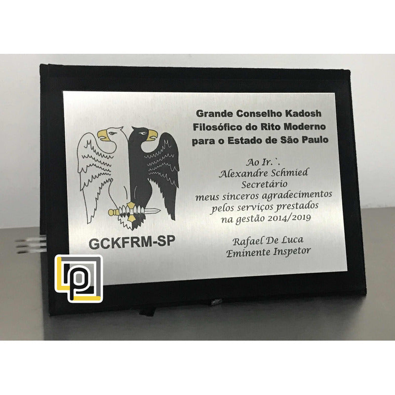 Placa De Homenagem Placa De Homenagem
