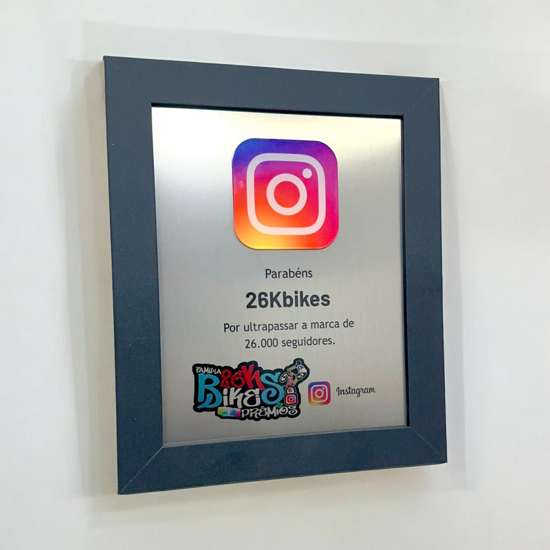 Placa Inscritos Instagram Instagram