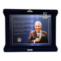 Placa De Homenagem Aço Escovado - Diretoria Placa De Homenagem