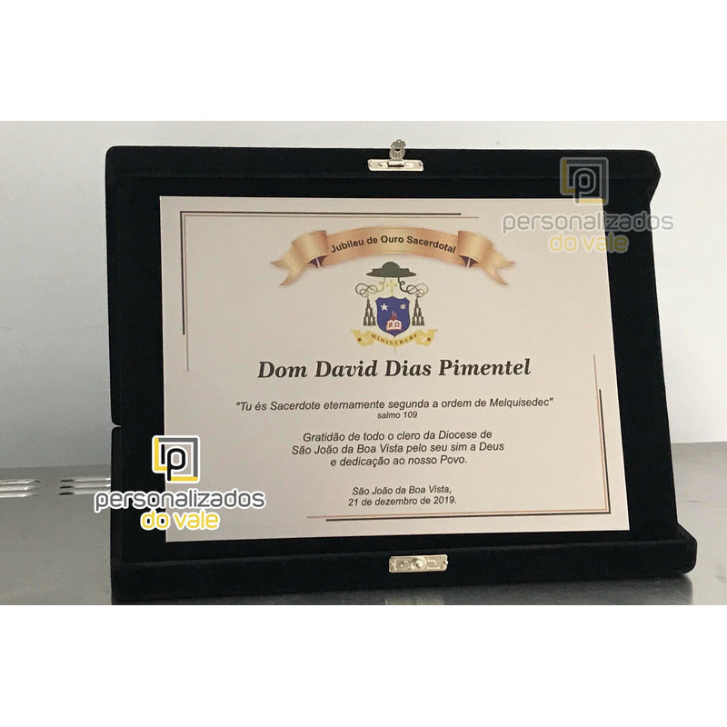 Placa De Homenagem Sacerdotes, Padre, Pastor