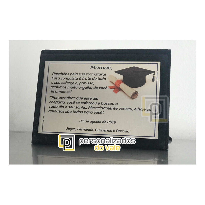 Placa De Homenagem / Aniversário