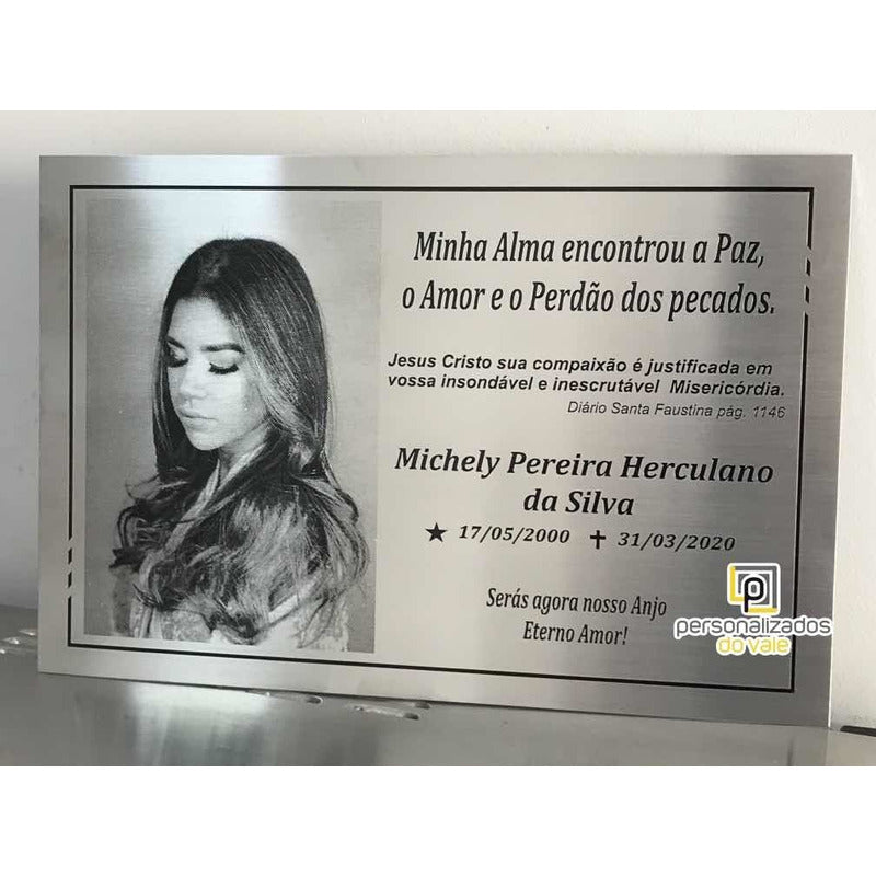 Placa Finados
