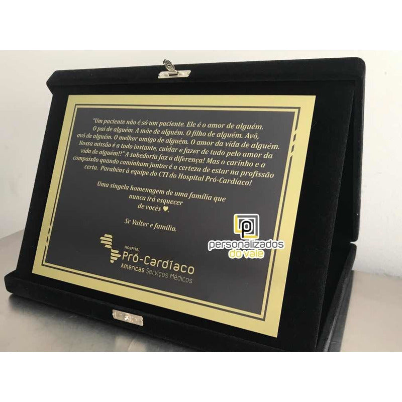 Placa De Homenagem