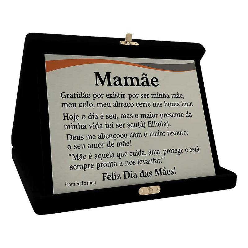 Placa De Homenagem Dia Das Mães