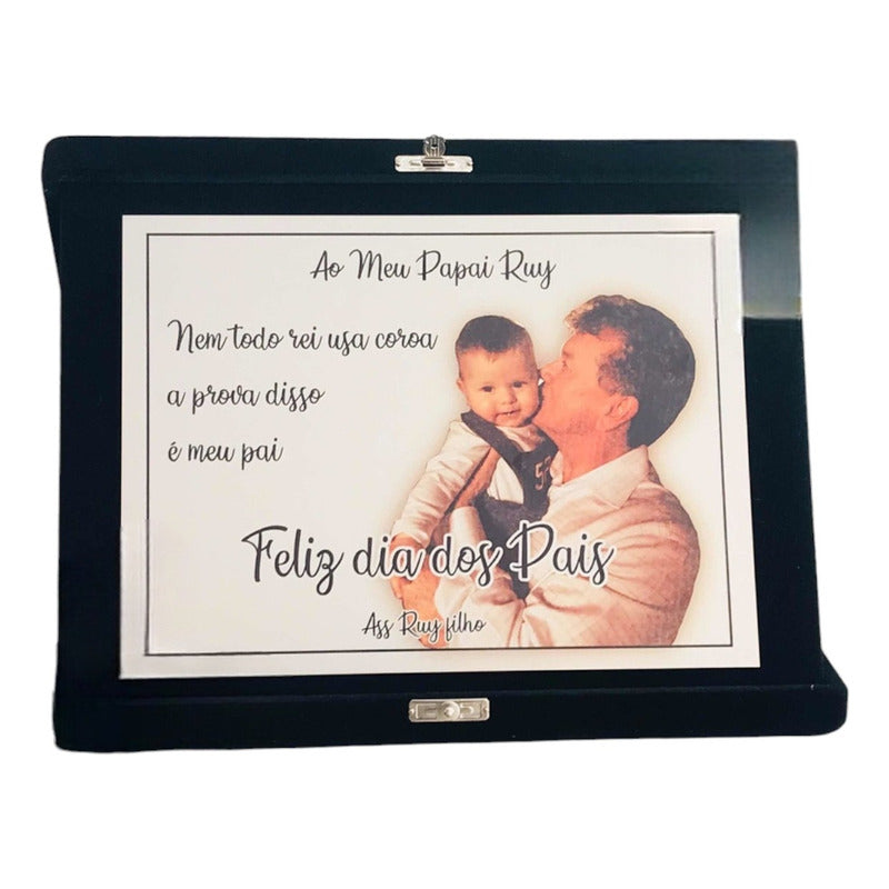 Placa De Homenagem Aço Inox Escovado