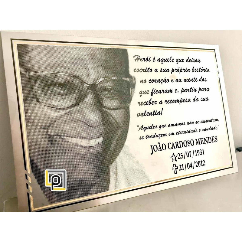 Placa Para Jazigo