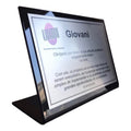 Placa Em Inox Display